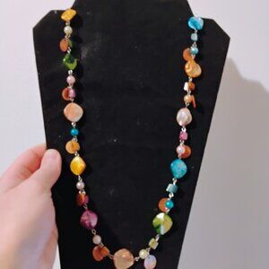 30 inch Colorful beaded necklace